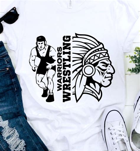 Warriors Svg Wrestling Svg Warriors Wrestling T Shirt Etsy