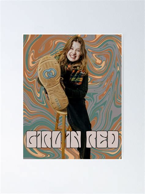 Retro Girl In Red Poster Poster For Sale By Imogeneve Redbubble