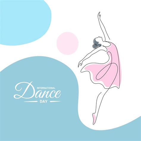 Continuous Single Line Art Ballet Dancer Performing As A Banner