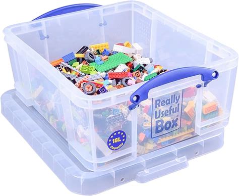 Really Useful Box 18 Litre Cddvd Storage Clear Office