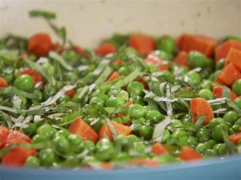 She browns about 1/4 stick of butter on a cast iron. Peas and Carrots Recipe | Ree Drummond | Food Network