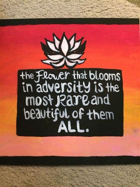 Read these mulan quotes and remember this film! Mulan Disney quote canvas- the flower that blooms in ...