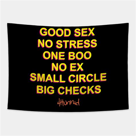 Good Sex No Stress Good Sex No Stress Tapestry Teepublic