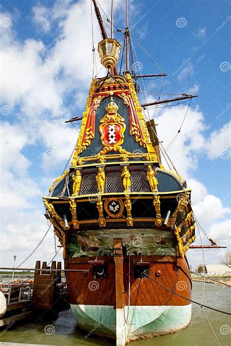 Replica Of Dutch Tall Ship The Batavia Stock Photo Image Of Docked