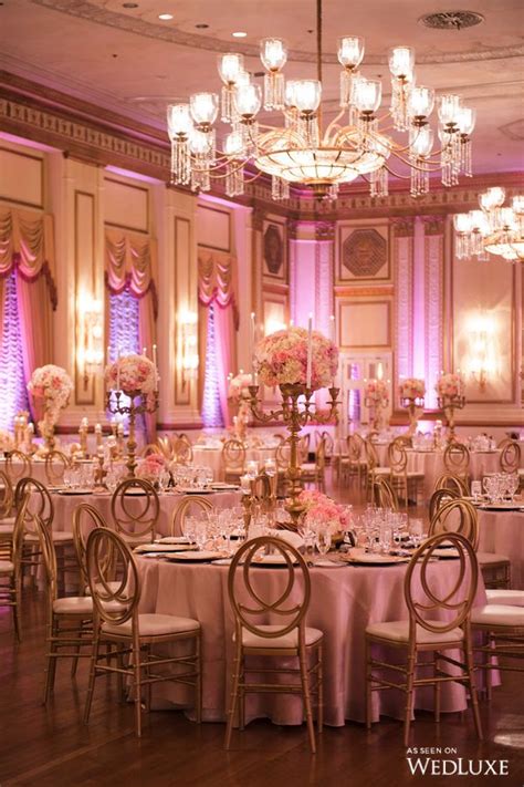 royal wedding vibes achieved with regal pink and gold design quince decorations sweet 15
