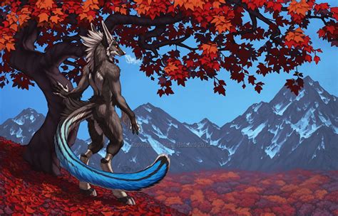 Free Download Hd Wallpaper Furry Anthro Animals Fall Beauty In