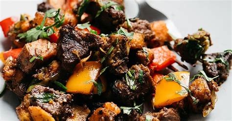 And university students 30 friends! WHOLE30 STEAK BITES WITH SWEET POTATOES AND PEPPERS # ...