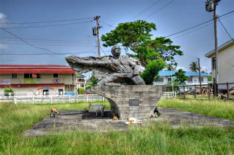 Damons Monument Cherished Bravery Things Guyana