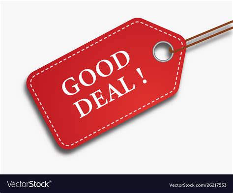 Good Deal Badge Best Price Banner Royalty Free Vector Image