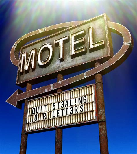 Motel Sign On Behance
