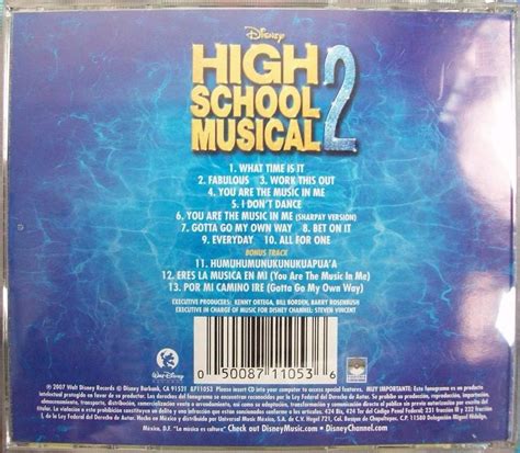 High School Musical Volumen 2 Cd Made Mexico C Bonus Tracks 24900