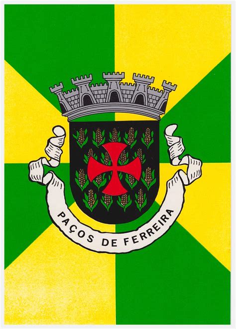 Things to do in pacos de ferreira, portugal: Cartão - Brasão Da Cidade De Paços De Ferreira - Portugal ...