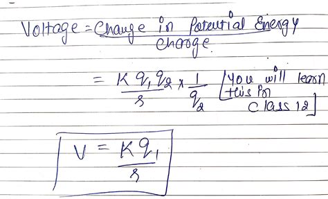 How Formula Of Electric Potential I E Kq R Came Or Derived