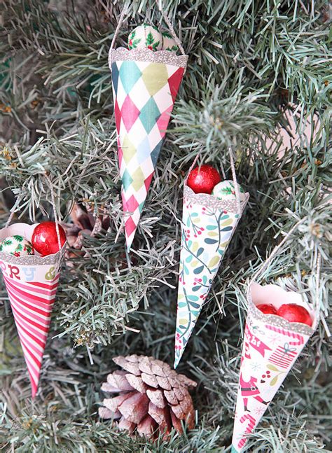 Christmas Tree Cone Decorations By Red Berry Apple