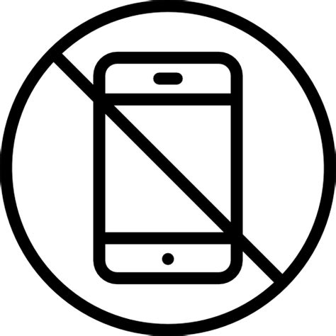 No Phone Free Signaling Icons