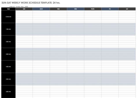 2 Week Schedule Template Excel 2023 Template Printable