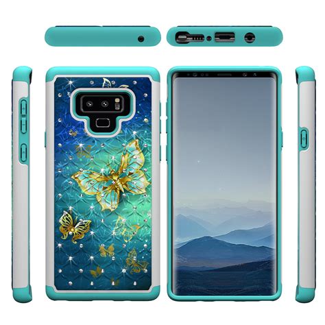 Galaxy Note 9 Case Allytech Silicone Rubber Dual Layer Shock