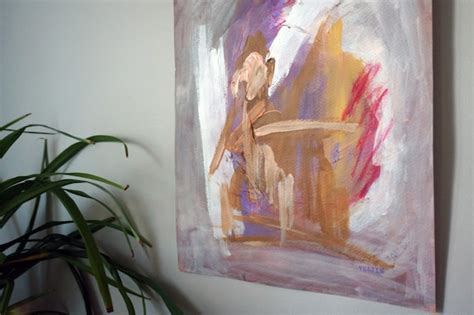 Original Painting Fitness Art Abstract Painting Fitness