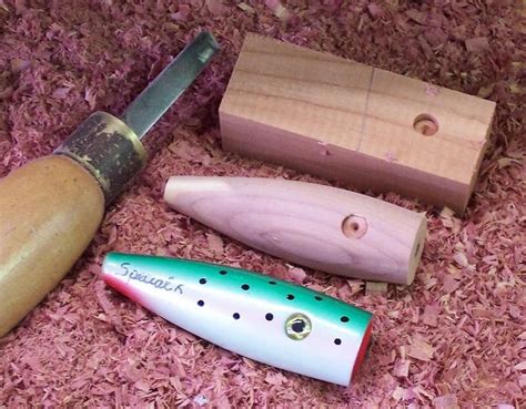 How To Make Wooden Fishing Lures Homemade Fishing Lures Lure Making