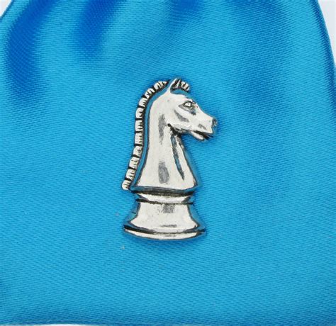 Chess Piece Pewter Pin Badge Pageant Pewter