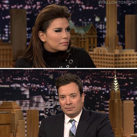 Jimmy And Eva Longoria Shared A Telenovela Stare Down Before Playing