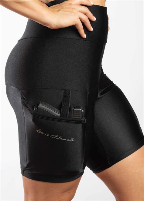 Black Body Shaping Thigh Holster Concealed Carry Shorts Ubicaciondepersonascdmxgobmx