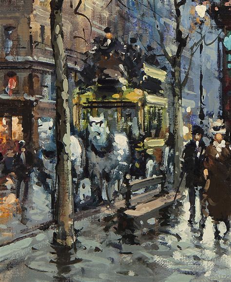 La Rue Tronchet La Madeleine Antoine Blanchard 1910 1988