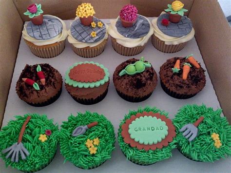 Gardening Themed Cupcakes Cake By Dollybird Bakes Cakesdecor