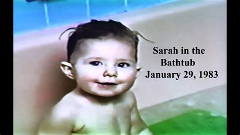 Sarah In The Bathtub January 29 1983 2min Youtube
