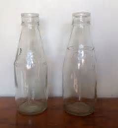 Vintage Milk Bottles Dairytime And Farmers And Dairymen 1970s