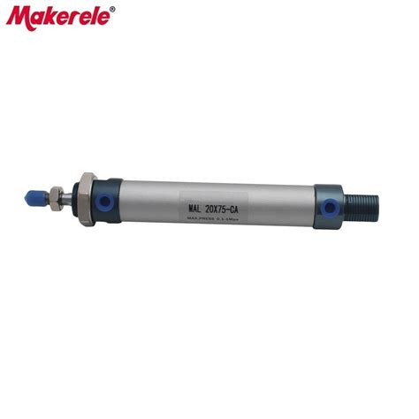 Single acting and double acting. Small Double Acting Piston Pneumatic Cylinder Stroke 75mm ...