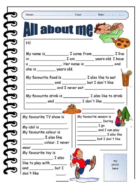 English Worksheet For Primary Students