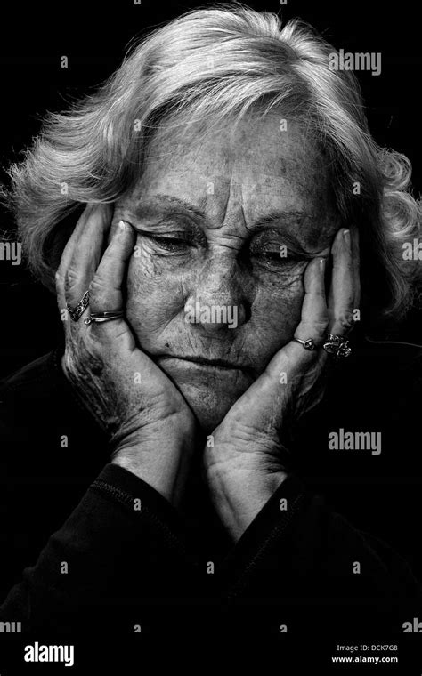 Age Old Woman Black White Hi Res Stock Photography And Images Alamy