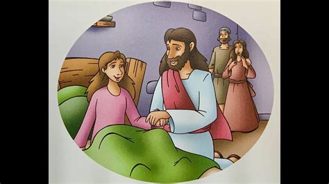 Jesus Heals Jairuss Little Daughter Bible Story For Kids Read Aloud Youtube