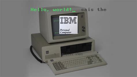 First Personal Computer In The World