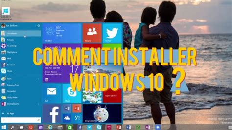 Comment Installer Windows 10
