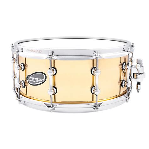 Ahead Polished Cast Bell Brass Snare Drum Musicians Friend