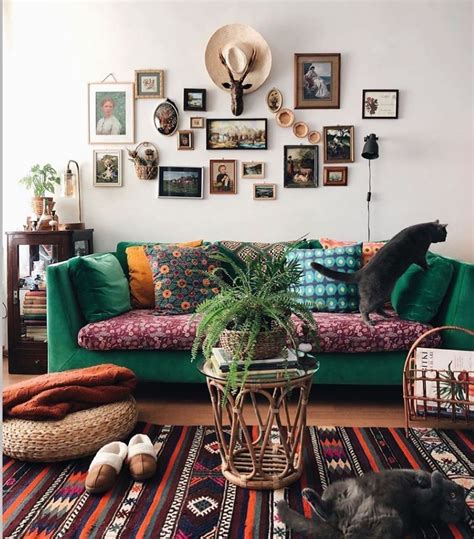 Bohemian Interior Decor On Instagram Via Cosiesthome⁠ The Cats Are