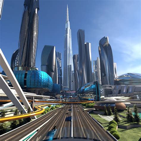 Future City Next 3d Model By Dovjan Rimaginaryarchitecture