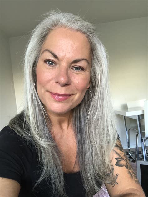 long grey in the natural light long gray hair gray hair growing out grey hair color