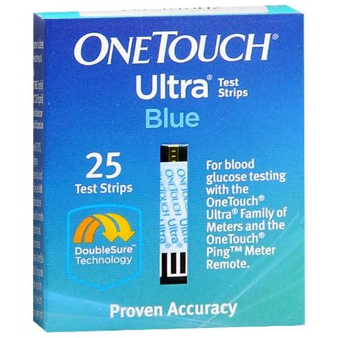 Onetouch Ultra Blood Glucose Test Strips 25 Ct Frys Food Stores