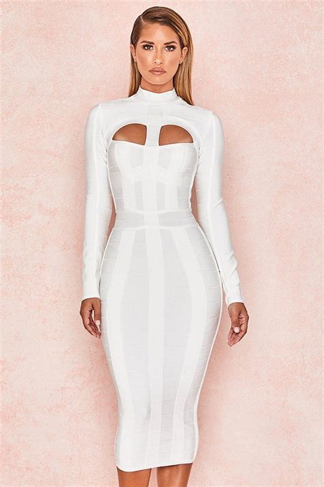 2 Piece Sets Deep V Top Solid Full Lace Up Bodycon Pants Chicida Long Sleeve Bandage Dress