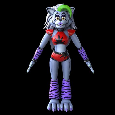 Fnaf Roxanne Wolf Security Breach Full Wearable Body Parts Etsy
