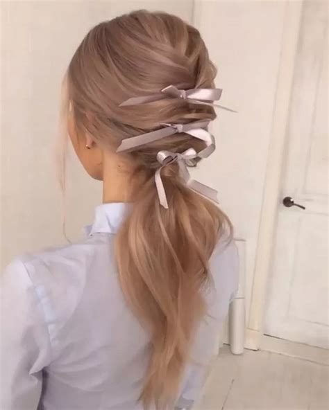 68 Hair Ribbons Pretty To Up Your Look In 10 Seconds Ribbons Hair