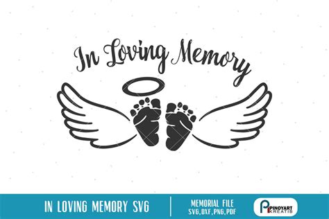 In Loving Memory svg - So Fontsy