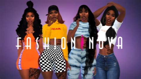 Sims 4 Cas Fashion Nova Collection W Cc Clothing Li