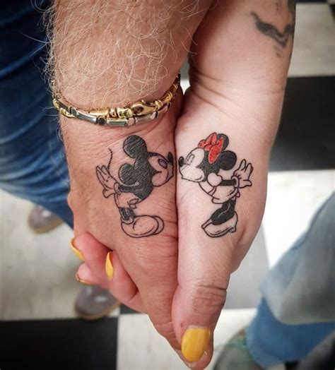 80 Disney Couple Tattoos That Prove Fairy Tales Are Real Cute Couple