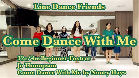 Come Dance With Mebeginner Line Dance Demo Youtube