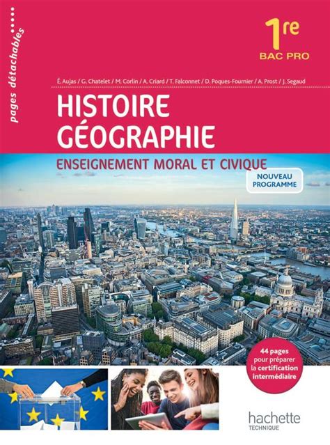 Livre Histoire Géographie Enseignement Moral Et Civique 1re Bac