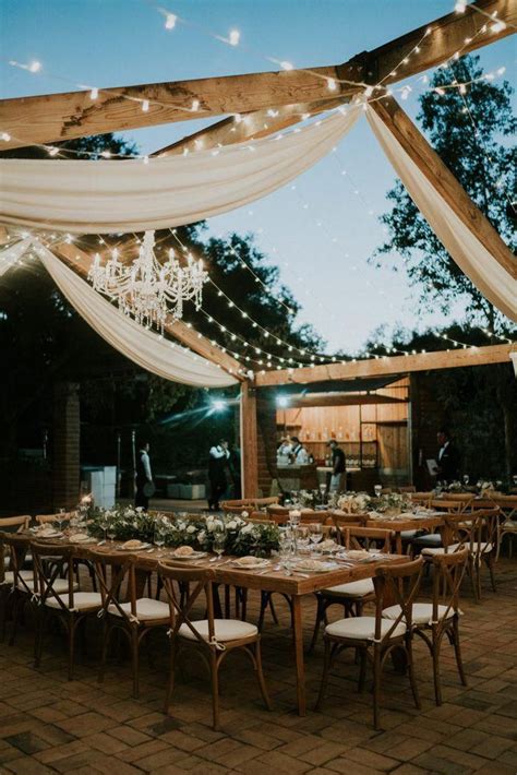 Elegant Outdoor Reception Decor With A Rustic Twist Image By The Times We Have Weddingflowers